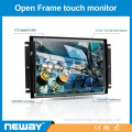 12.1 inch touch screen cctv camera system lcd monitor with metal housing